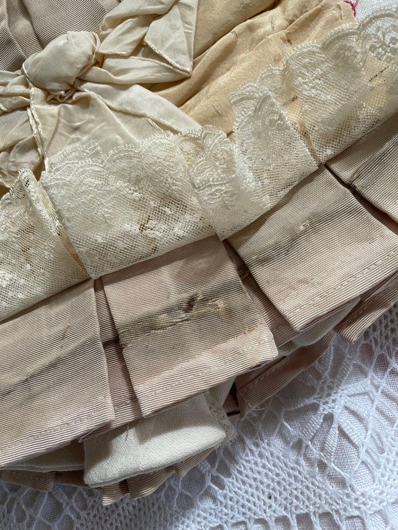 ♡ アンティークビスクドール さんのドレス♡ アンティークドールドレス