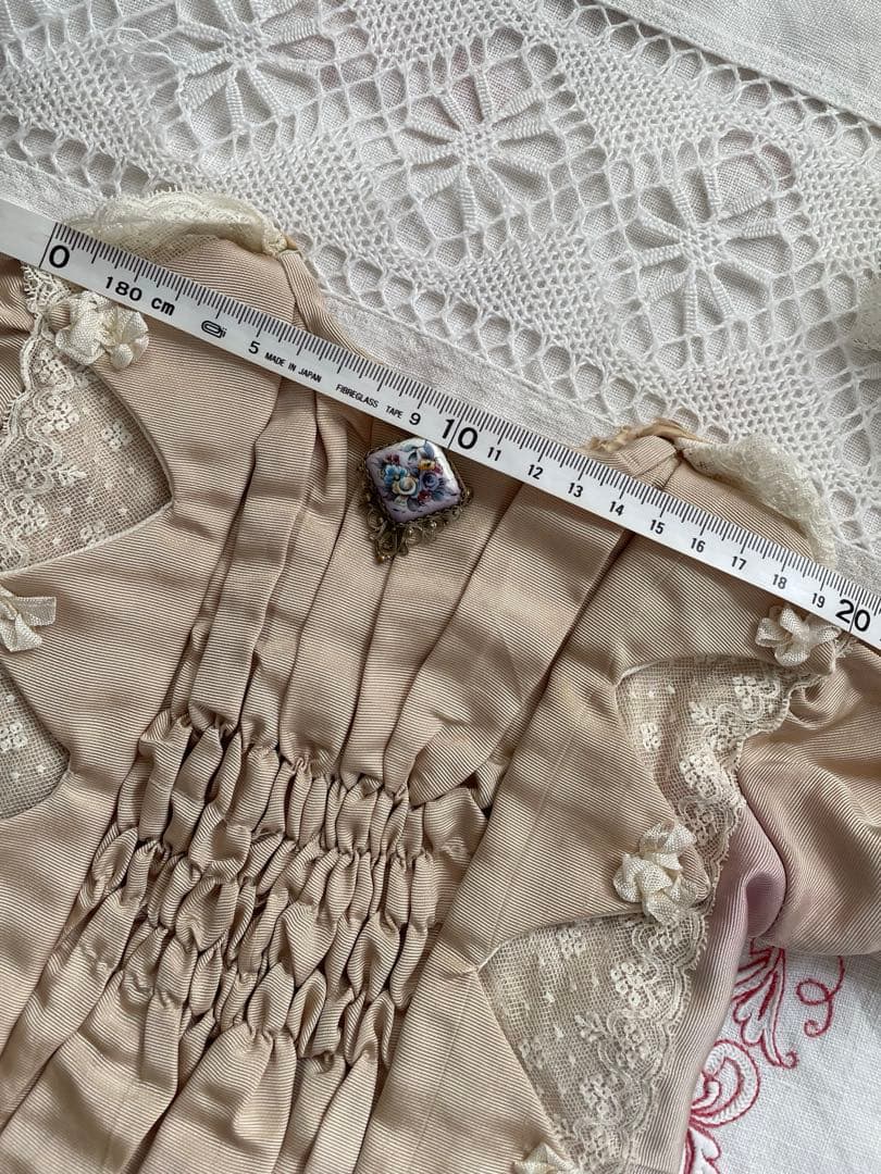 ♡ アンティークビスクドール さんのドレス♡ アンティークドールドレス