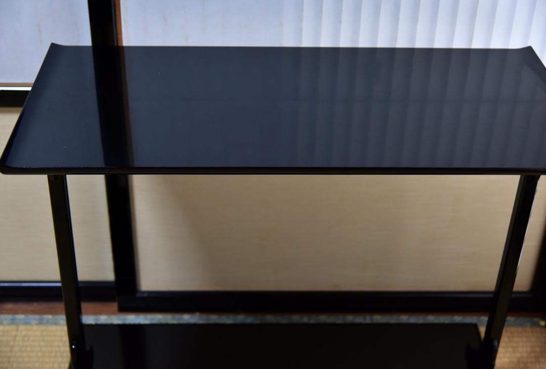 真塗　及台子【極上品】組立式　飾り棚　お茶道具／共箱