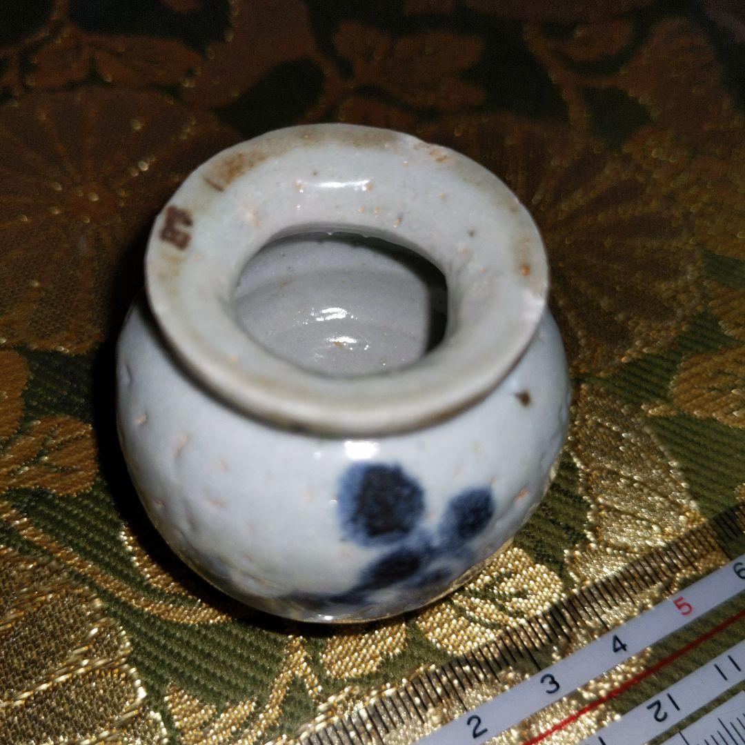 【最終価格】 中国　書道　骨董　小壺　時代品