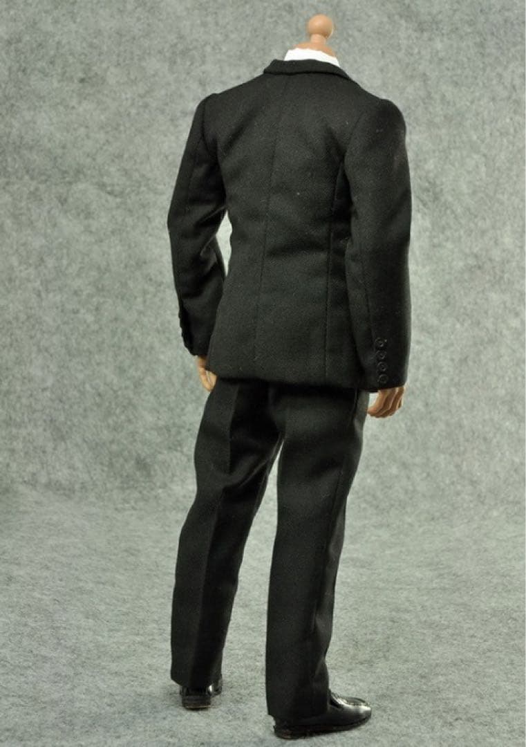 ZY-TOYS 1/6サイズフィギュア用衣装 男性用 スーツセット ブラック