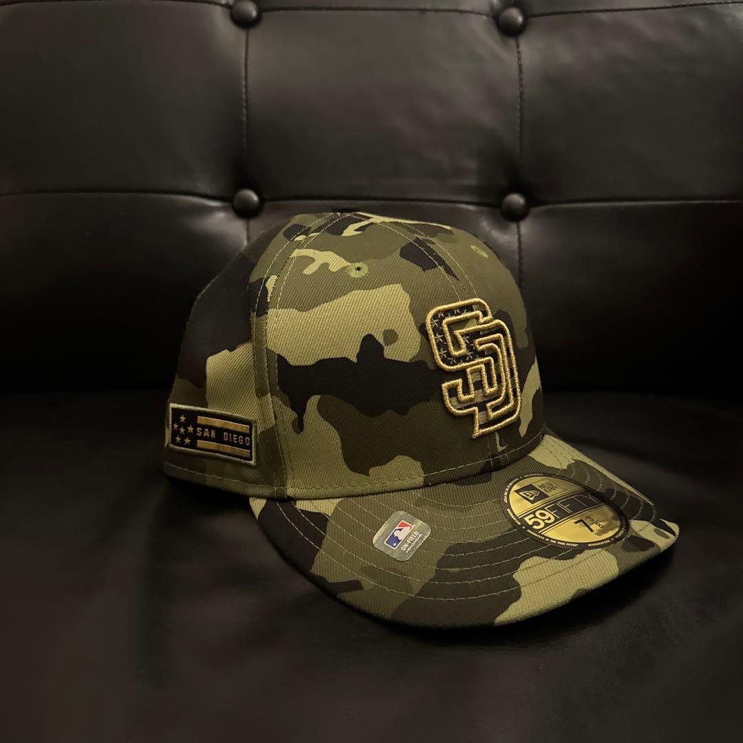 New Era 59FIFTY パドレス アームド・フォーシズ・デー　カモフラ柄