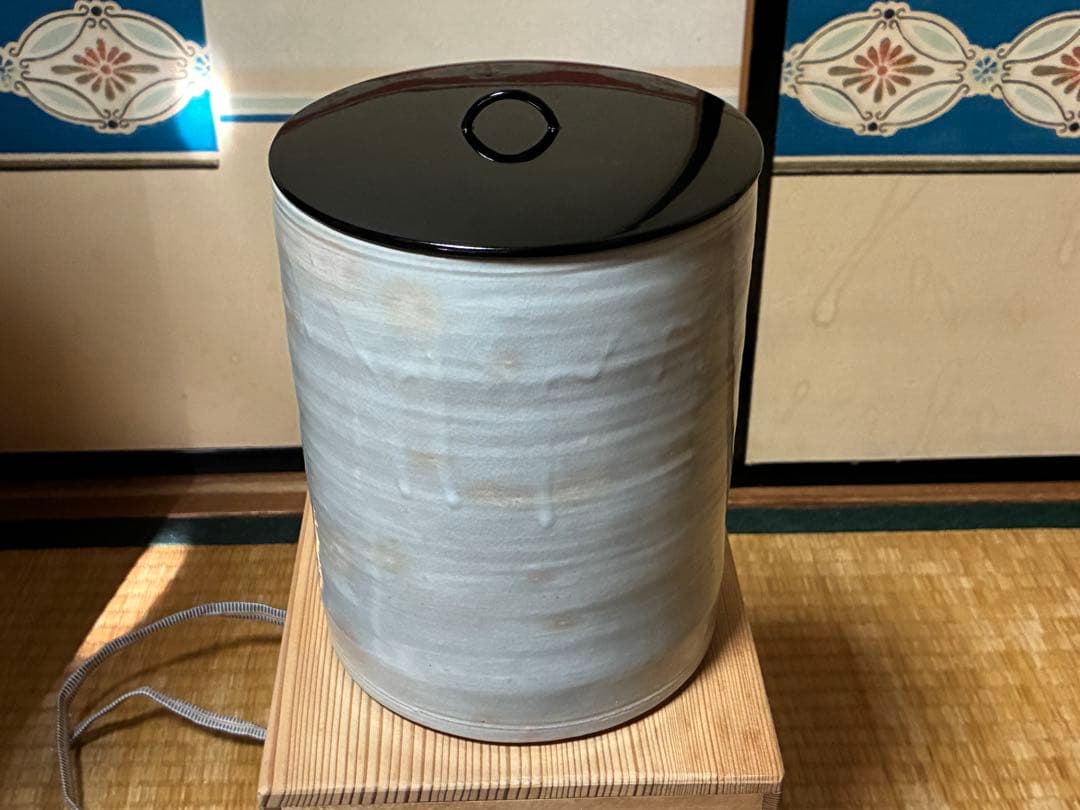 茶道具 陶器 水指 共箱 【森里 陶楽】作