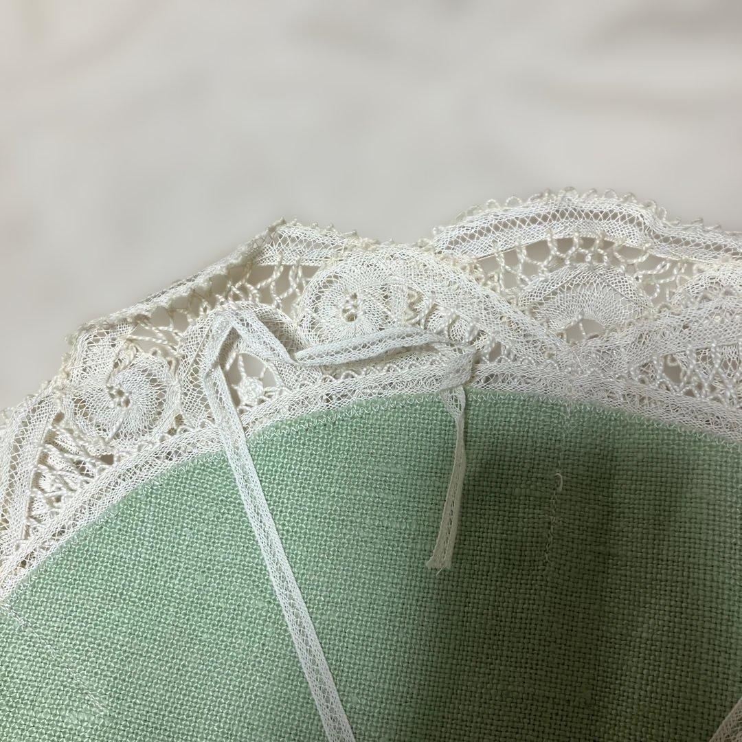 優しいオークル生成り　レース　スコーンホルダー