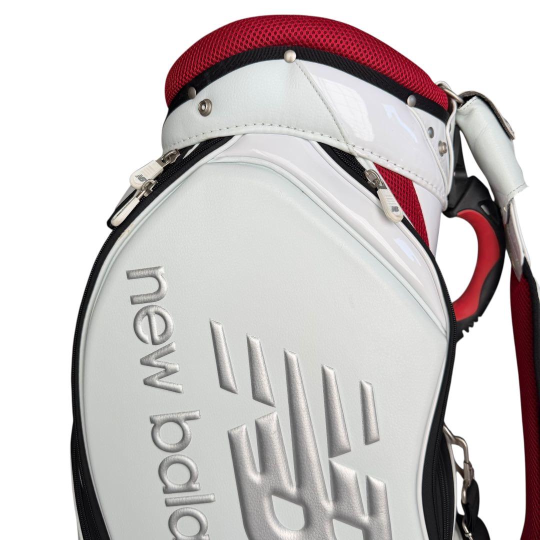 【美品】ニューバランス キャディバッグ 9型 8分割 軽量 123-24