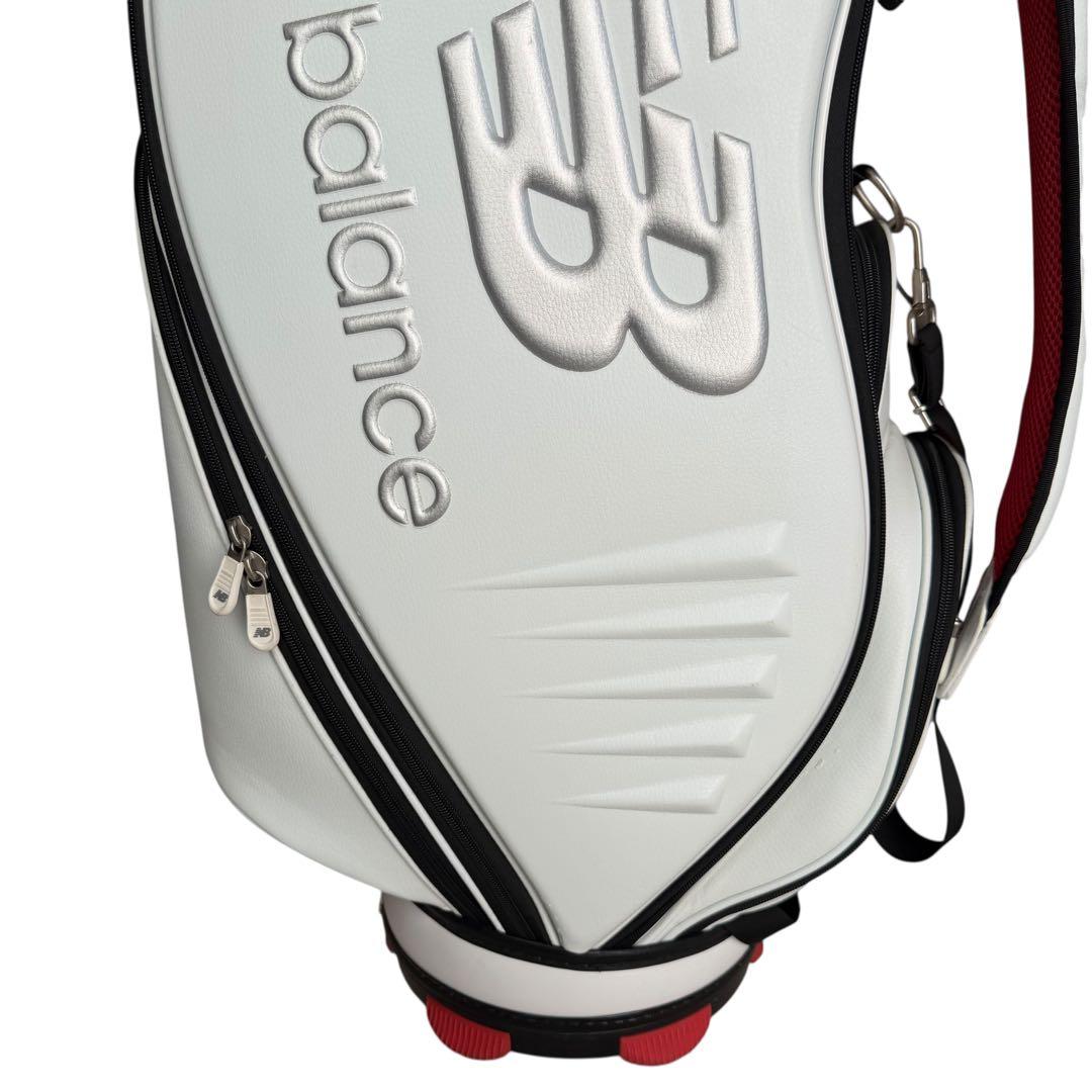 【美品】ニューバランス キャディバッグ 9型 8分割 軽量 123-24