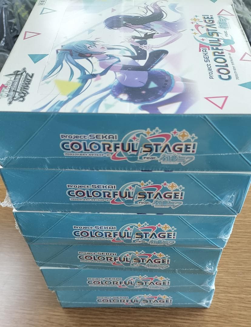 初版ヴァイスシュヴァルツ プロジェクトセカイ カラフルステージ！初音ミク 未開封