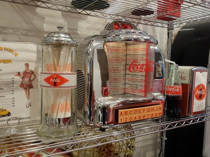 コカコーラ アメリカンダイナー ジュークボックス型ラジオ ビンテージ アメグラ
