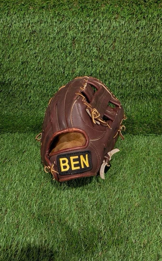 野球グラブ　グローブ　一般軟式大人用　内野手用　真弓モデル　BEN