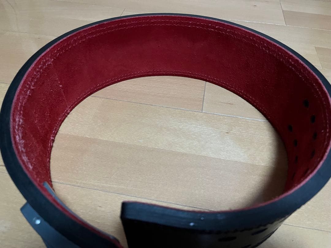 SBD パワーリフティングベルト Mサイズ 黒/赤