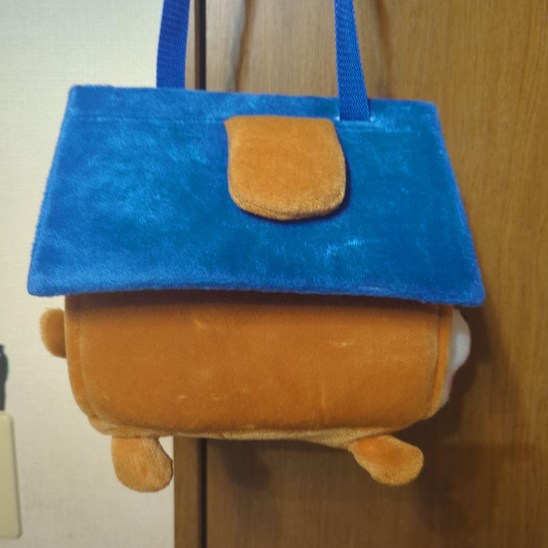 平成レトロ（青）激レア・小屋犬・ぬいぐるみ・ショルダーバッグ©️SAN-X非売品
