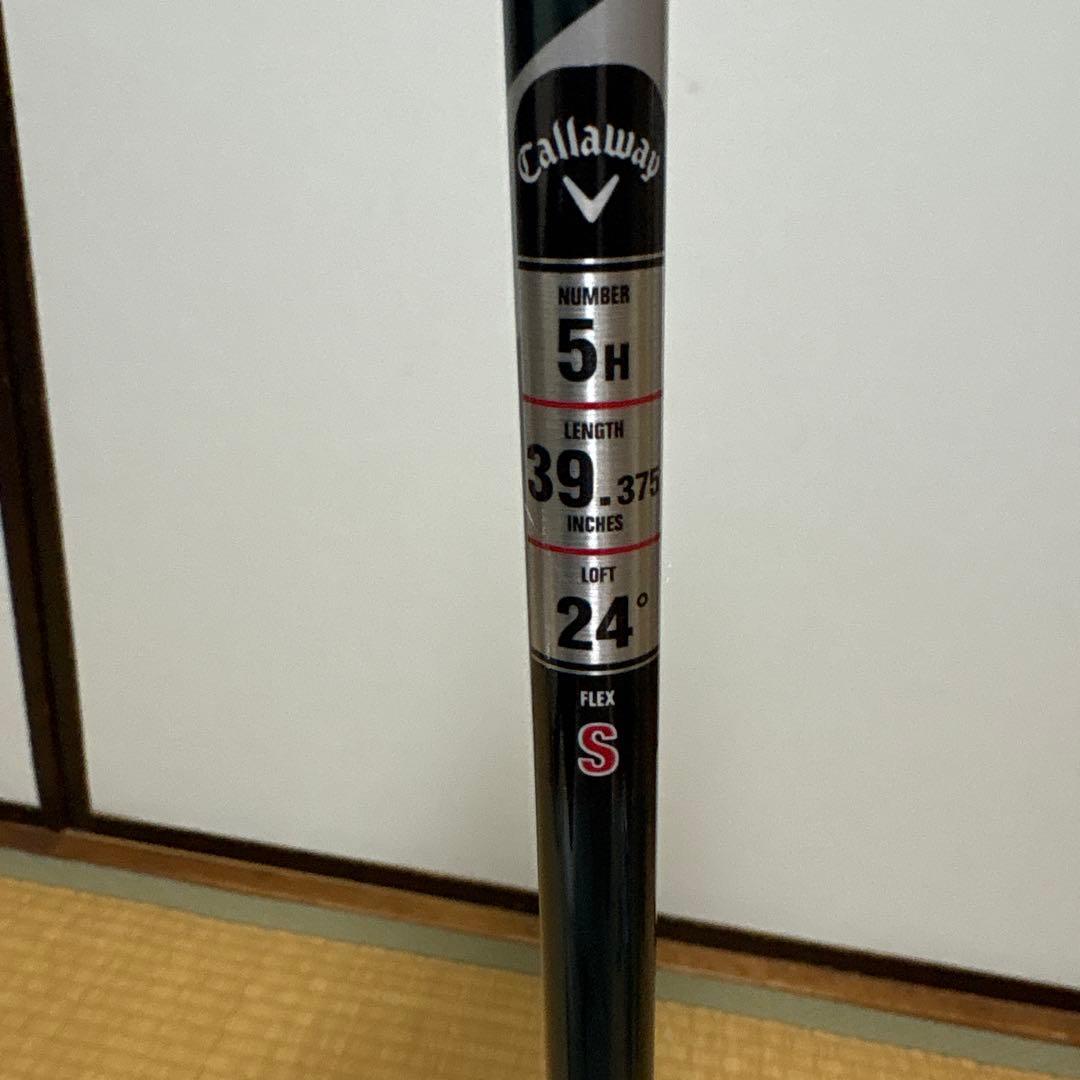 美品 キャロウェイ エリート ユーティリティ5H 24° 5S
