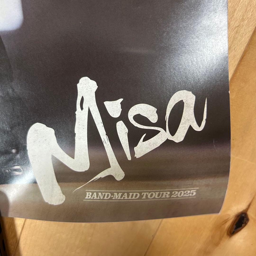 【BAND-MAID】　サイン入り　MISA ポスター　A2サイズ　バンドメイド