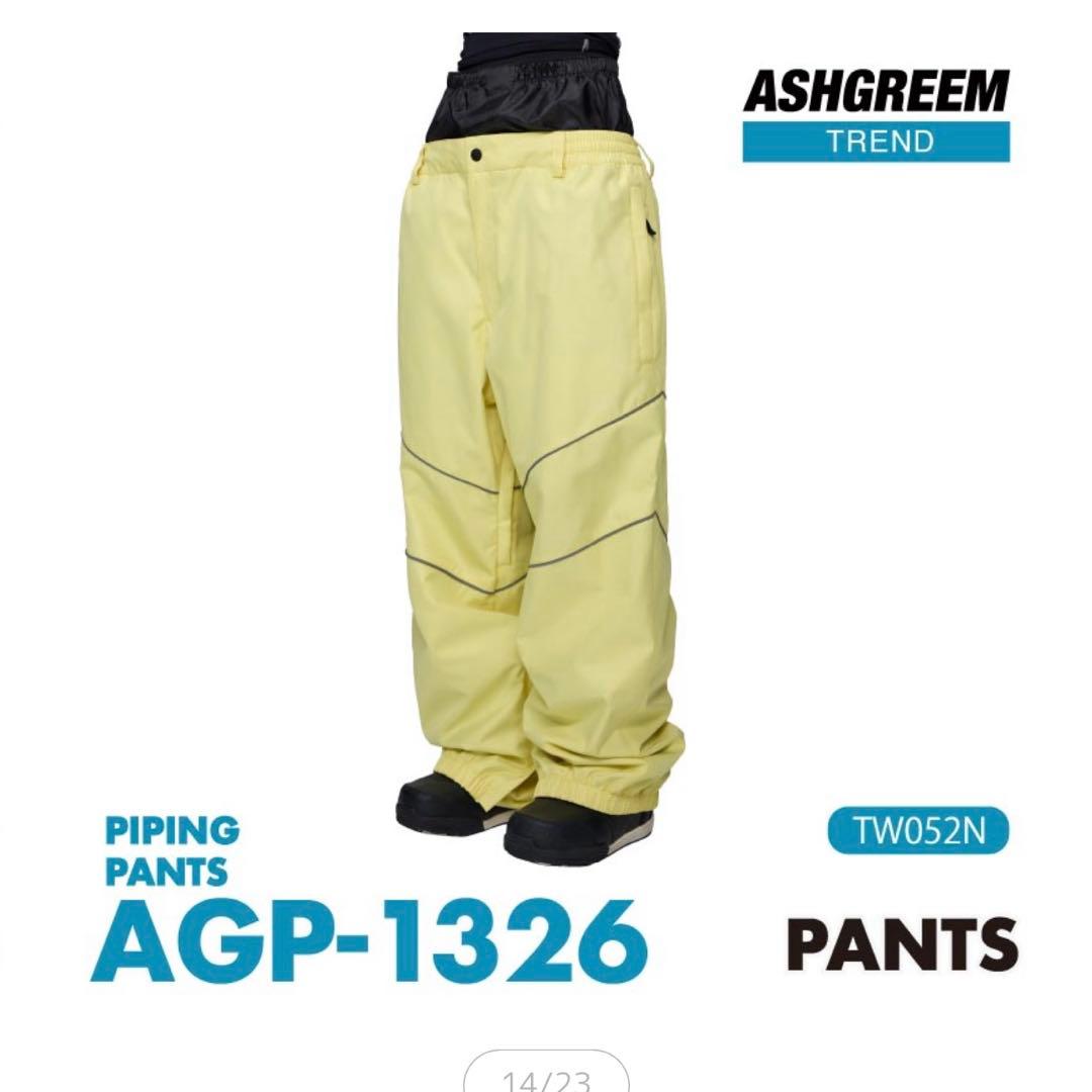 アッシュグリーム スノボウェア 上(L)下(M)