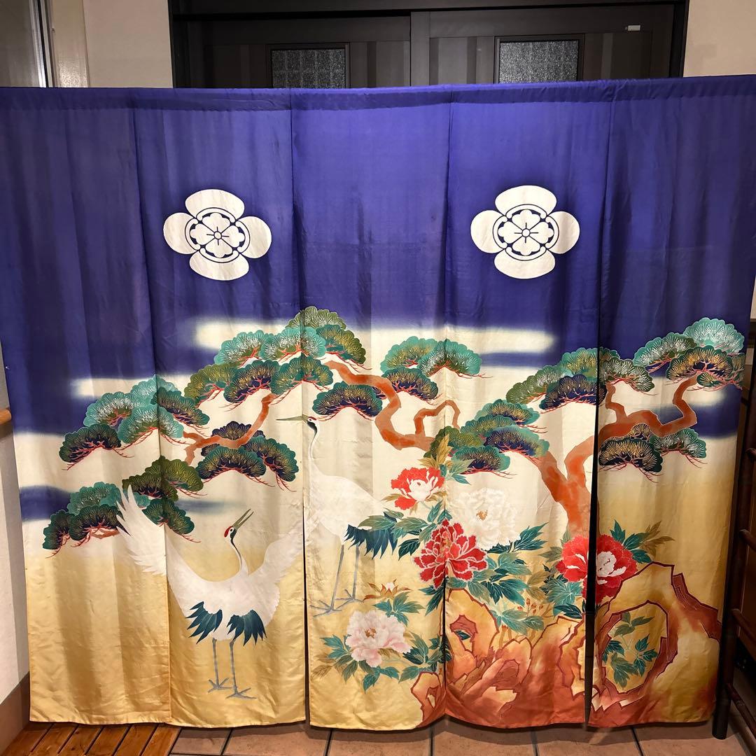 【花婿暖簾】オーダー本加賀友禅縁起物