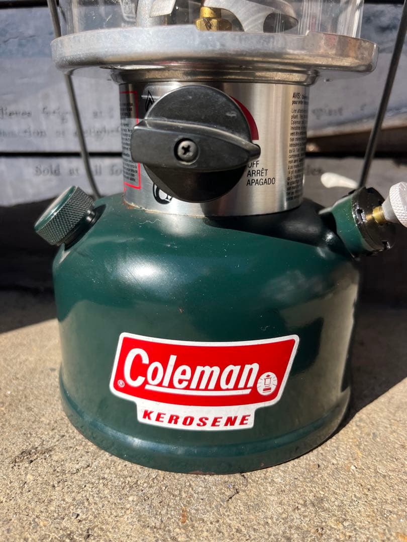 【週末お値下げ】USA94年製 Coleman ケロシン化ランタン