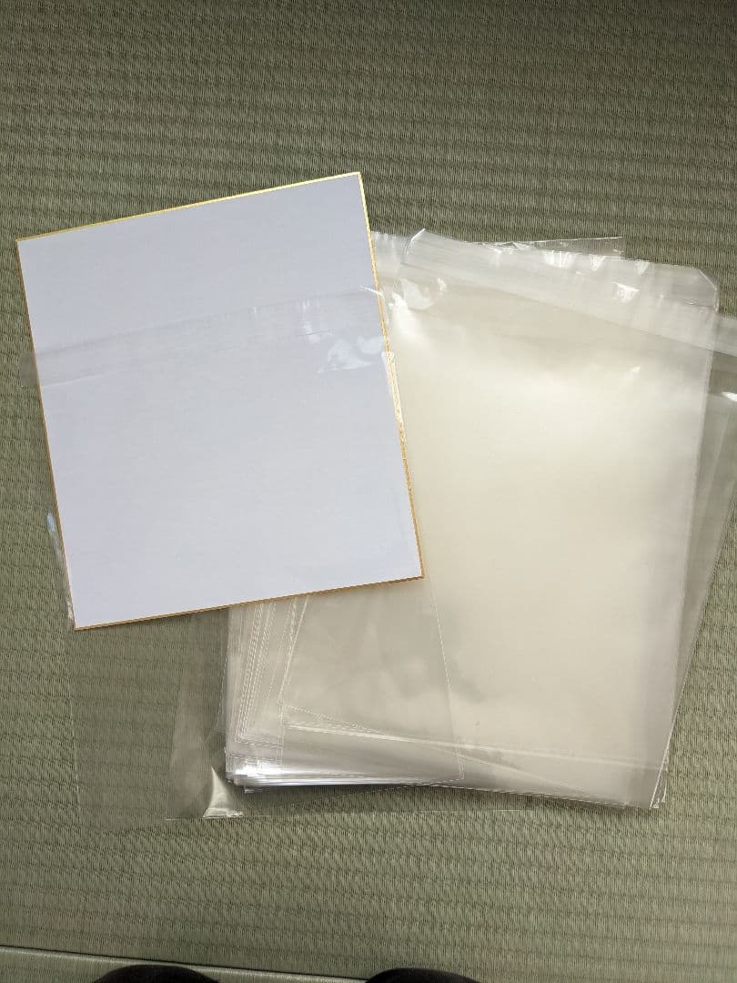 サイン用のボール＆サイン色紙カバー用の袋