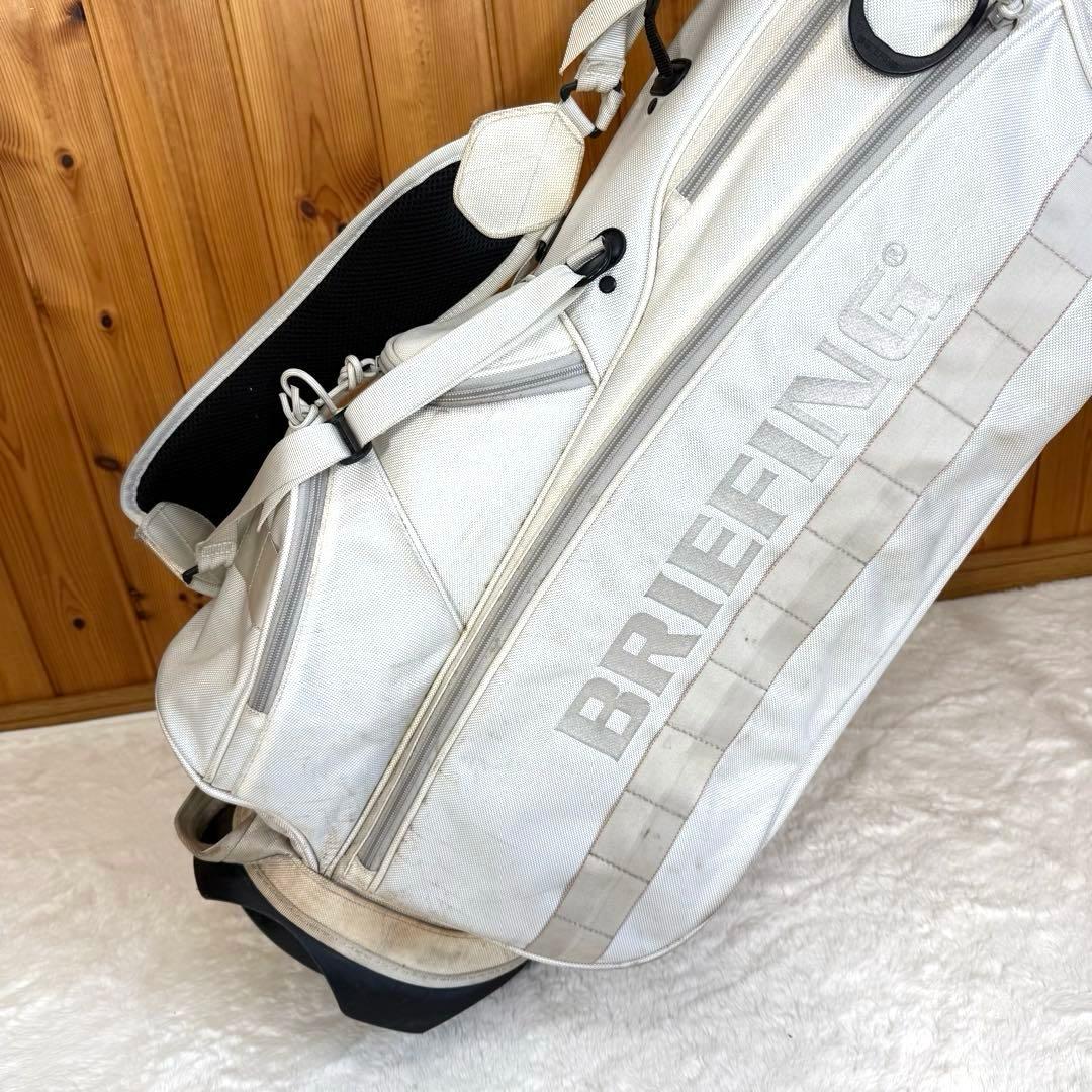 BRIEFING ホワイト キャディバッグ
