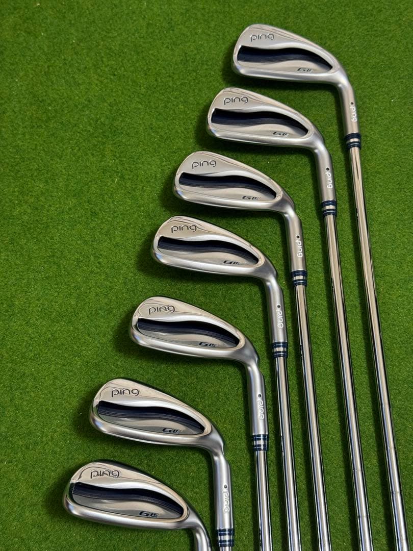 【美品】PING GLe3 レディース アイアン 7本セット ZELOS6