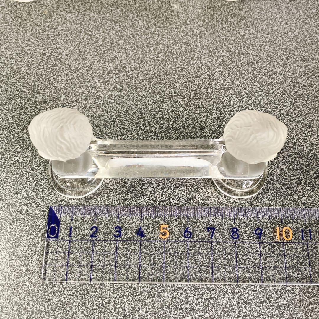 オールドバカラ enfant 子ども胸像 カトラリーレスト 6客 1916年