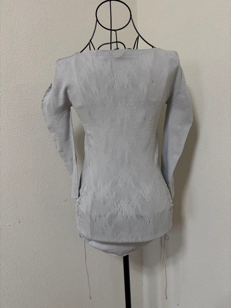 チャコットノーソーイング　パールグレー　リバーシブル