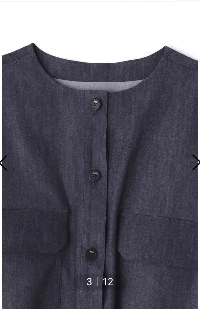 お値下げ！新品！【PGG】リサイクルポリデニムストレッチ ジャンプス