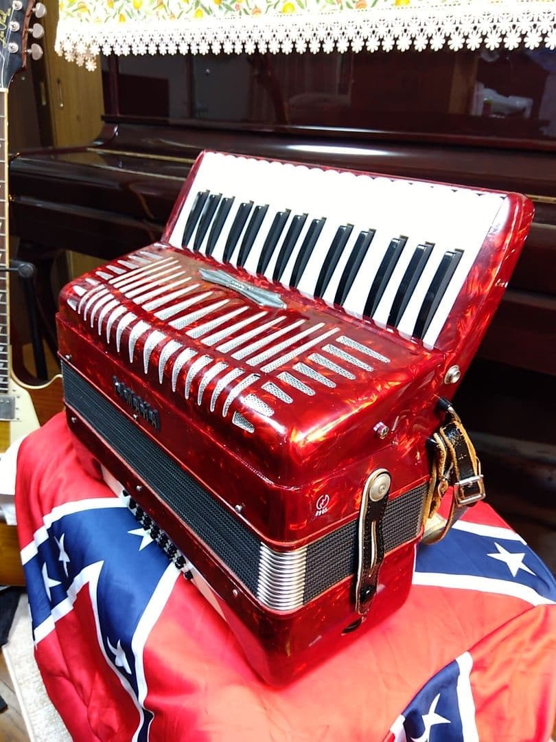 【動作品大幅なメンテ完了品】YAMAHA YA-21アコーディオン