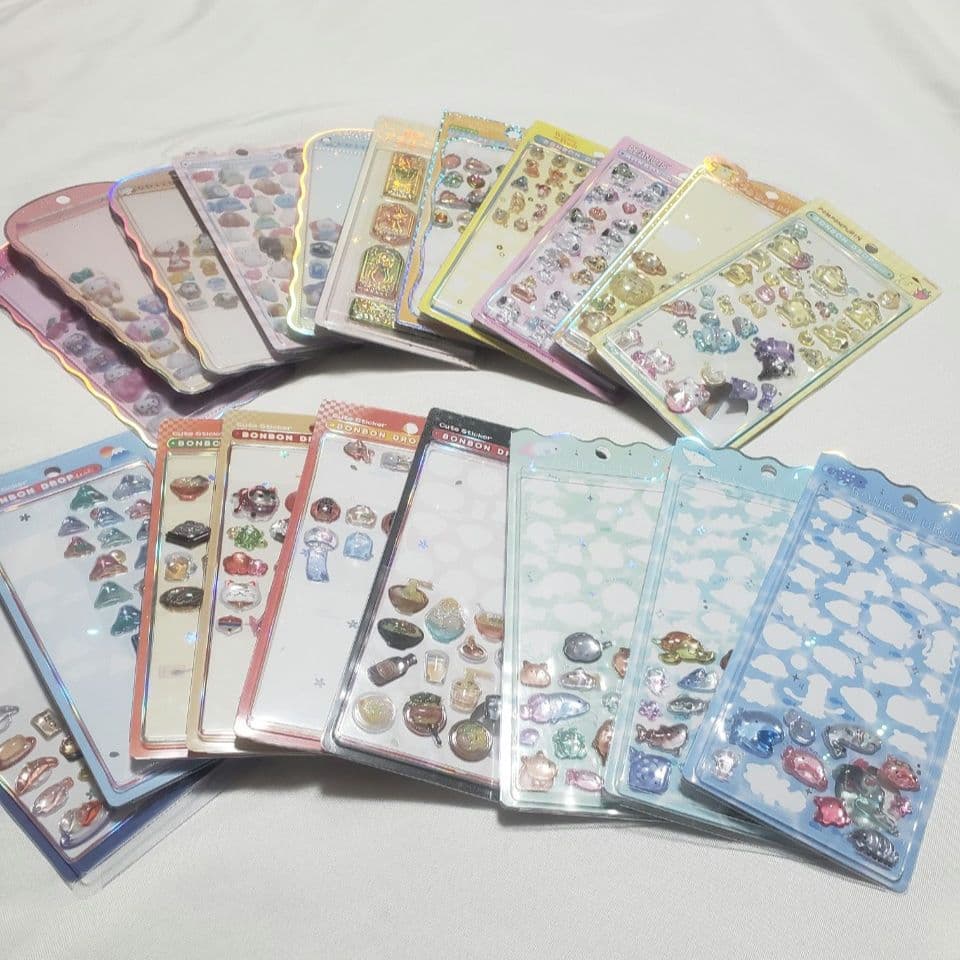 おすそわけ　ボンボンドロップシール他　大量