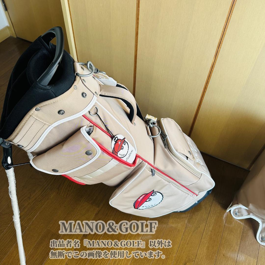 即日発送 マルボンゴルフ キャディバッグ Malbon Golf バック 茶色