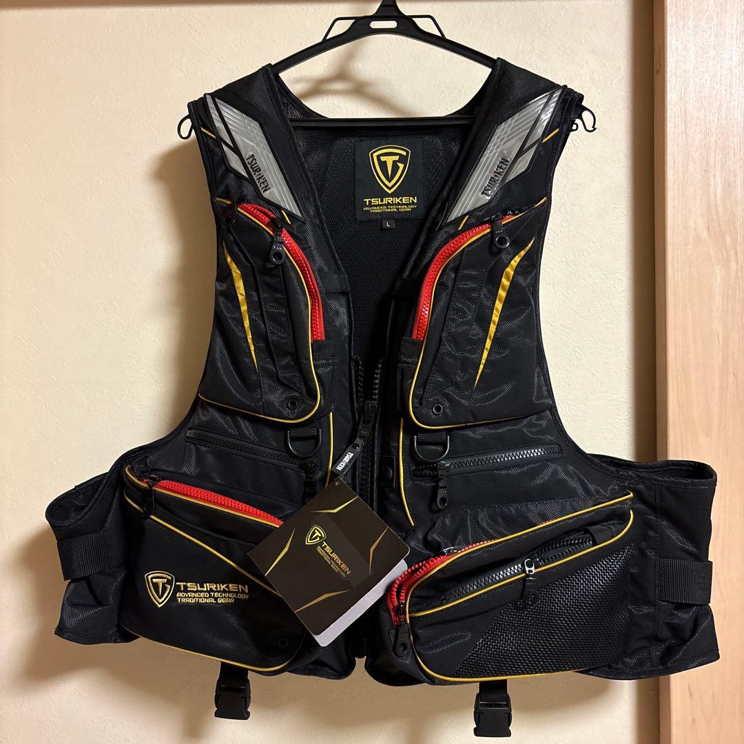 TSURIKEN TV222 ライフジャケット ブラック