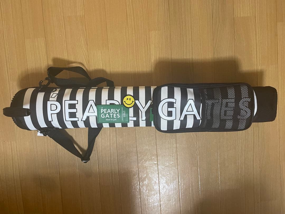 PEARLY GATES ストライプ　スタンドバッグ