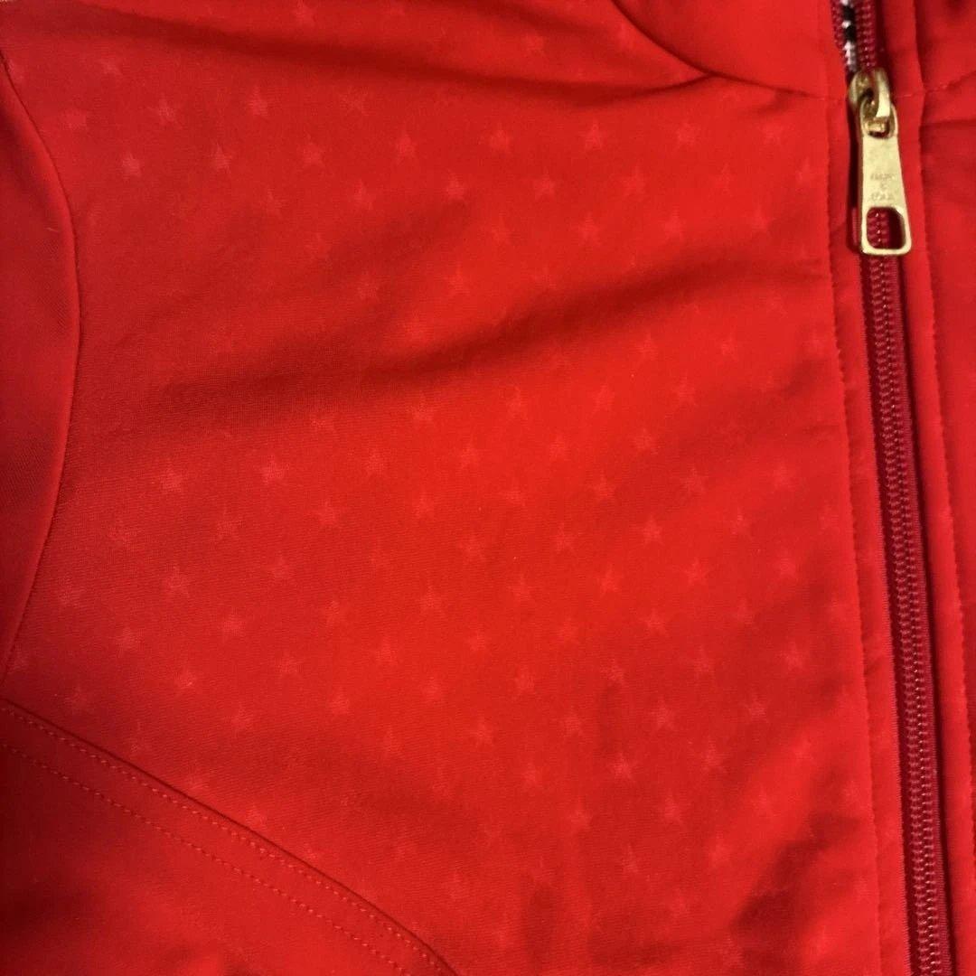 マークアンドロナ　ジャンバー　サイズ34 赤　ティー付き