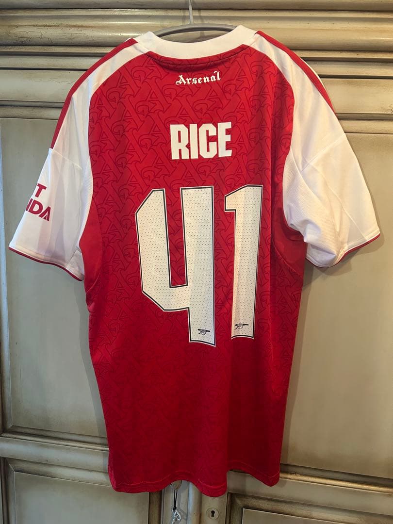 なめこさん専用 アーセナル 25/26 ホームユニフォーム ライス 41番