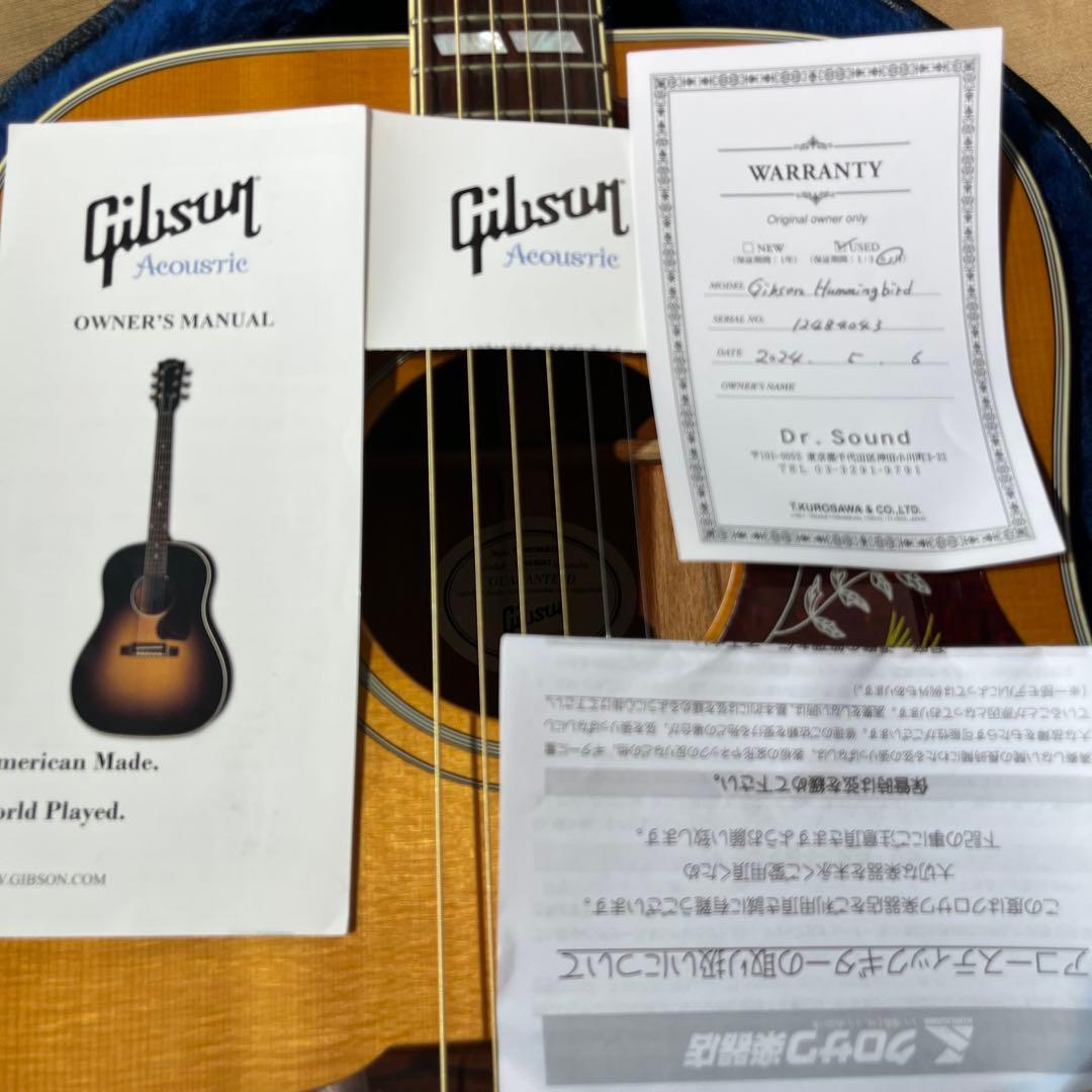 り*ぅ様 Gibson ハミングバード　2014年製