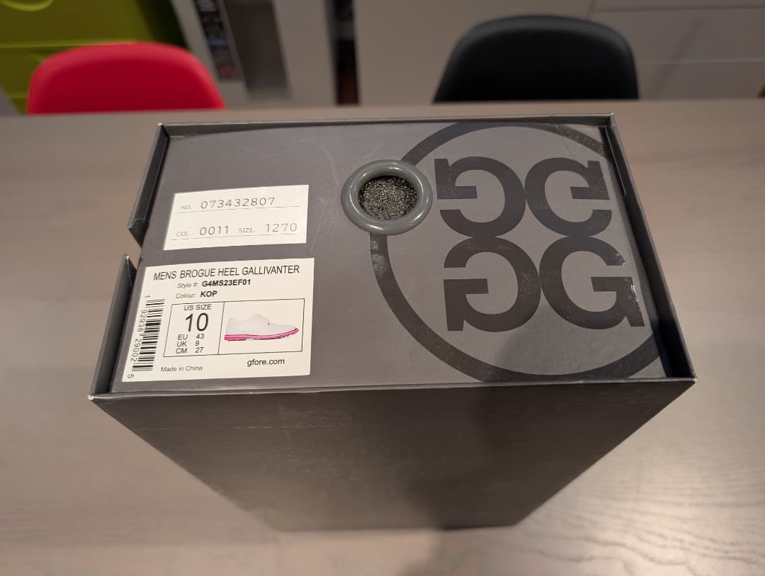 未使用新品！ ジーフォア ガリバンター スパイクレス ゴルフシューズ 27cm