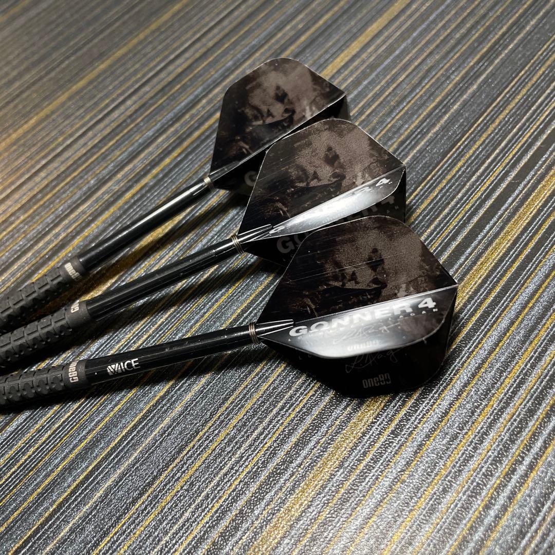 定価14300円 ソフトダーツ イラガン ガンナー4 サンドブラスト 22g