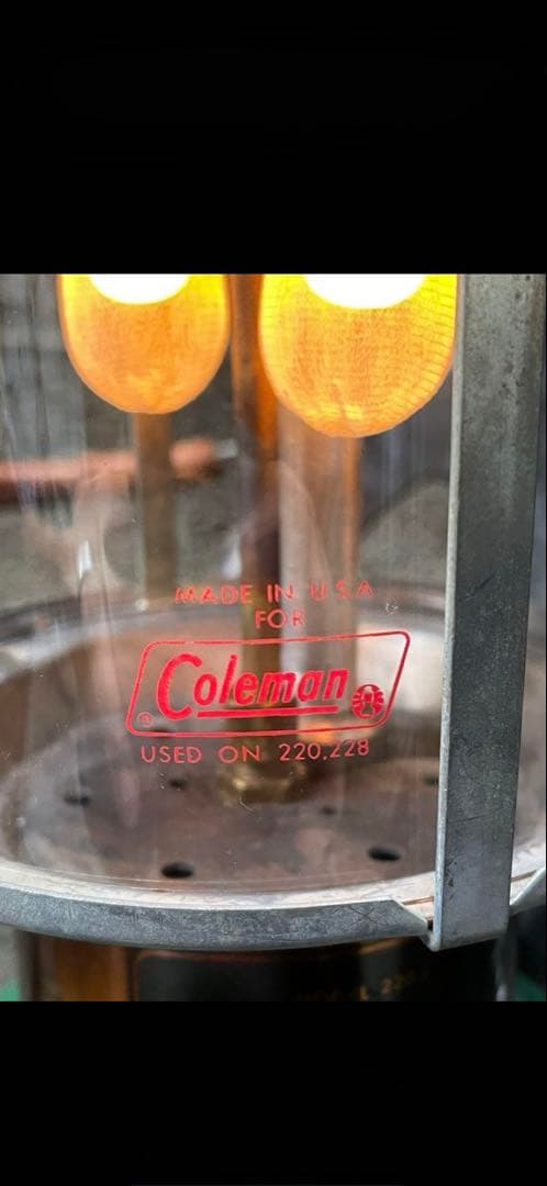 コールマン　220J 1979/8 ホワイトガソリンランタン