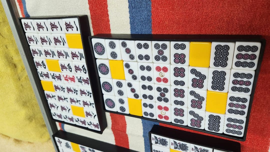 特大 麻雀牌一式 Lサイズ マージャンパイ 麻雀一式 まーじゃんぱい Ｌサイズ