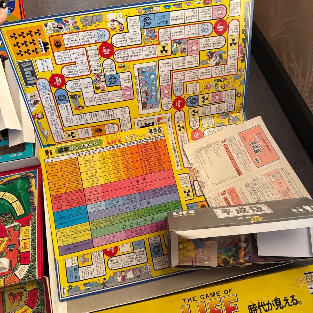 人生ゲーム平成版 レトロボードゲーム バンゲーム テーブルゲーム【E225】