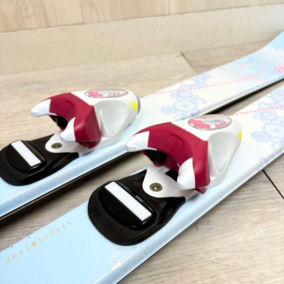 【キッズスキー】ハート スキーセット 118cm ブーツ 22〜22.5cm
