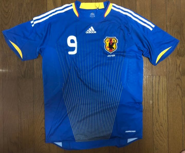 日本代表 岡崎慎司 オーセンティック ユニフォーム 北京五輪 adidas