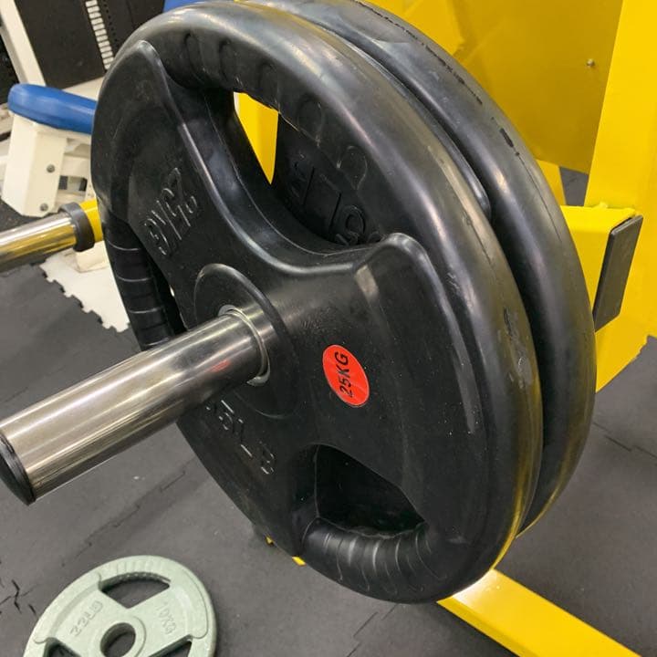 3グリップラバープレート  25kg 4枚