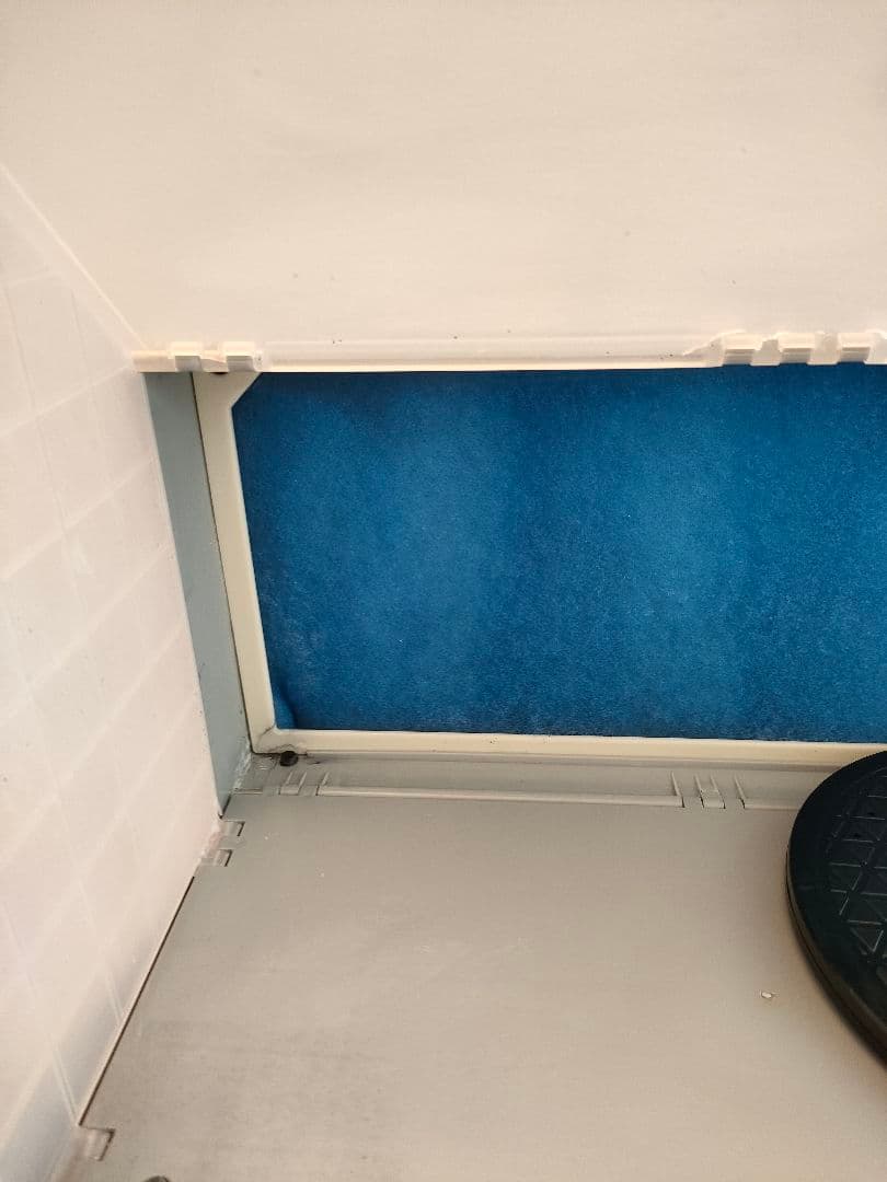 塗装ブース ホワイト/ブルー 回転台付き　欠品なし