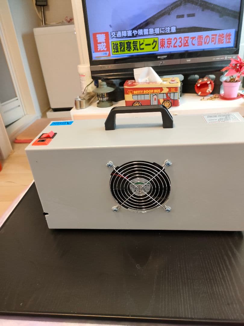 塗装ブース ホワイト/ブルー 回転台付き　欠品なし