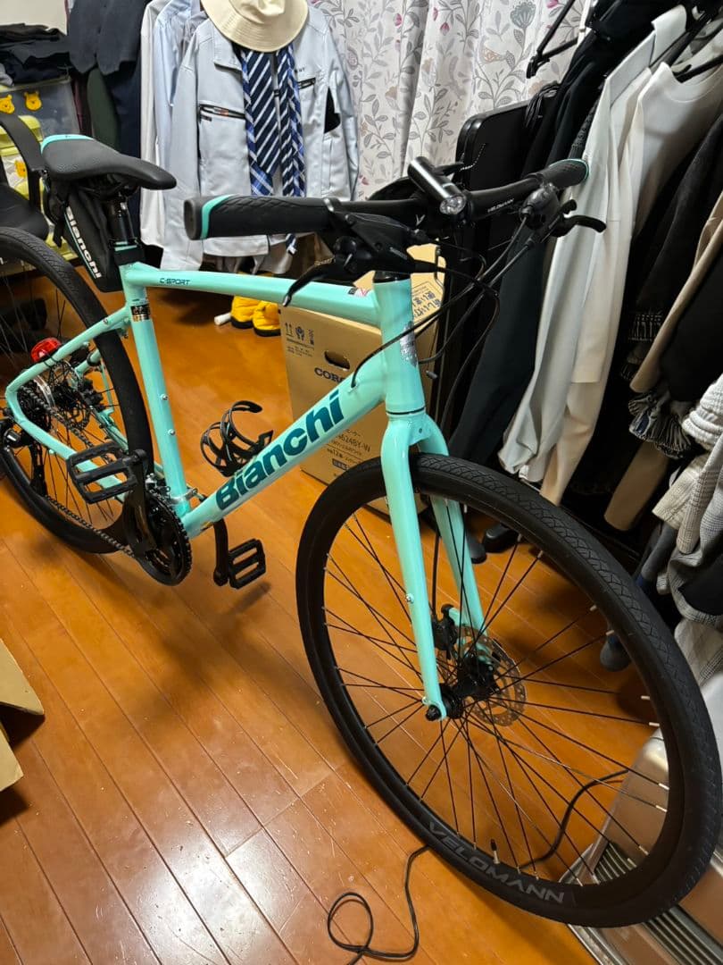 Bianchi C sports 2 油圧式ブレーキ ほぼ新品未使用 引渡し限定