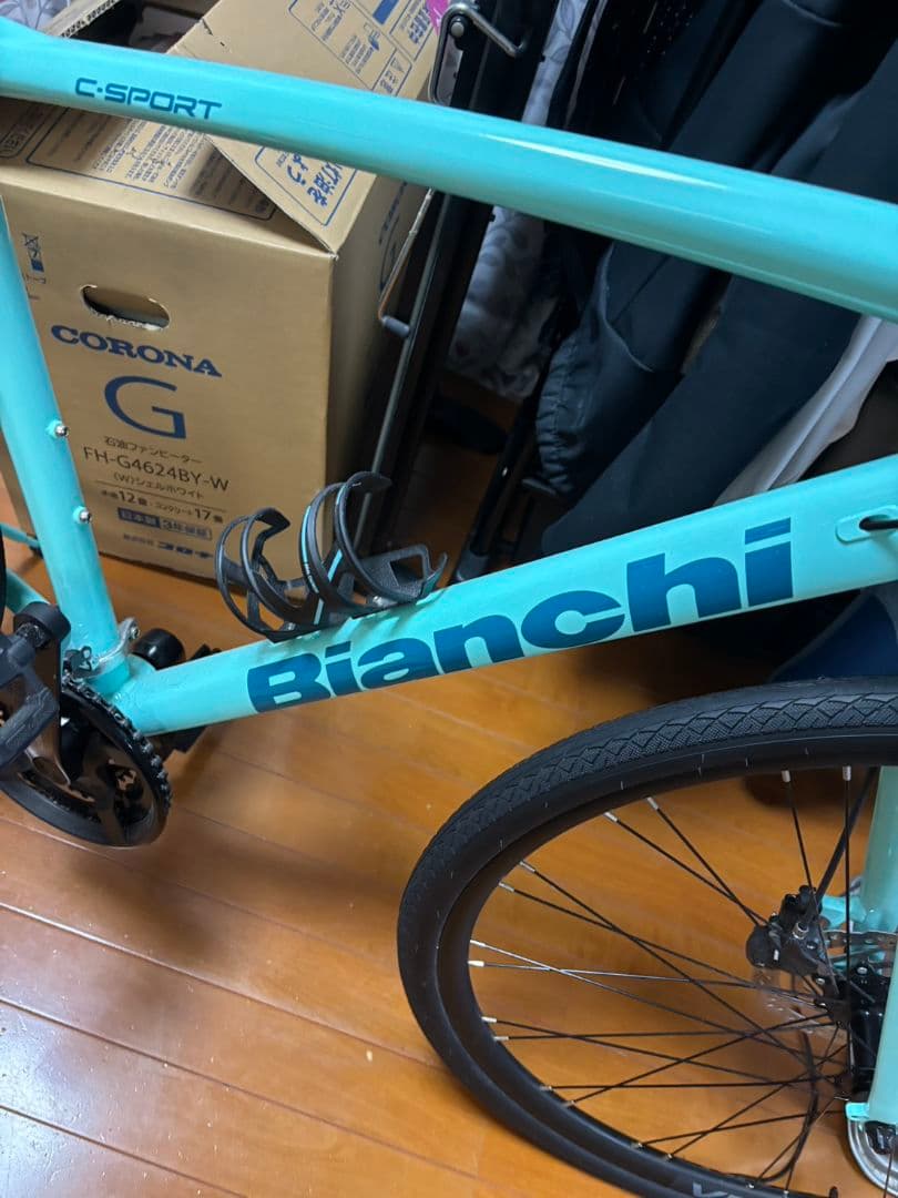 Bianchi C sports 2 油圧式ブレーキ ほぼ新品未使用 引渡し限定
