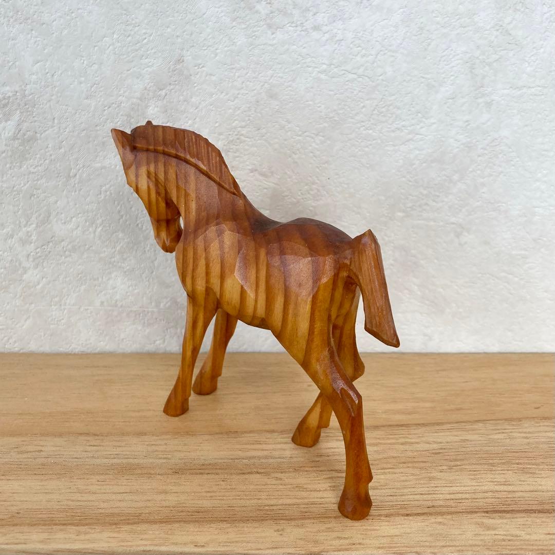 馬　木製　置物　人形　午年　ドイツ　ヴィンテージ