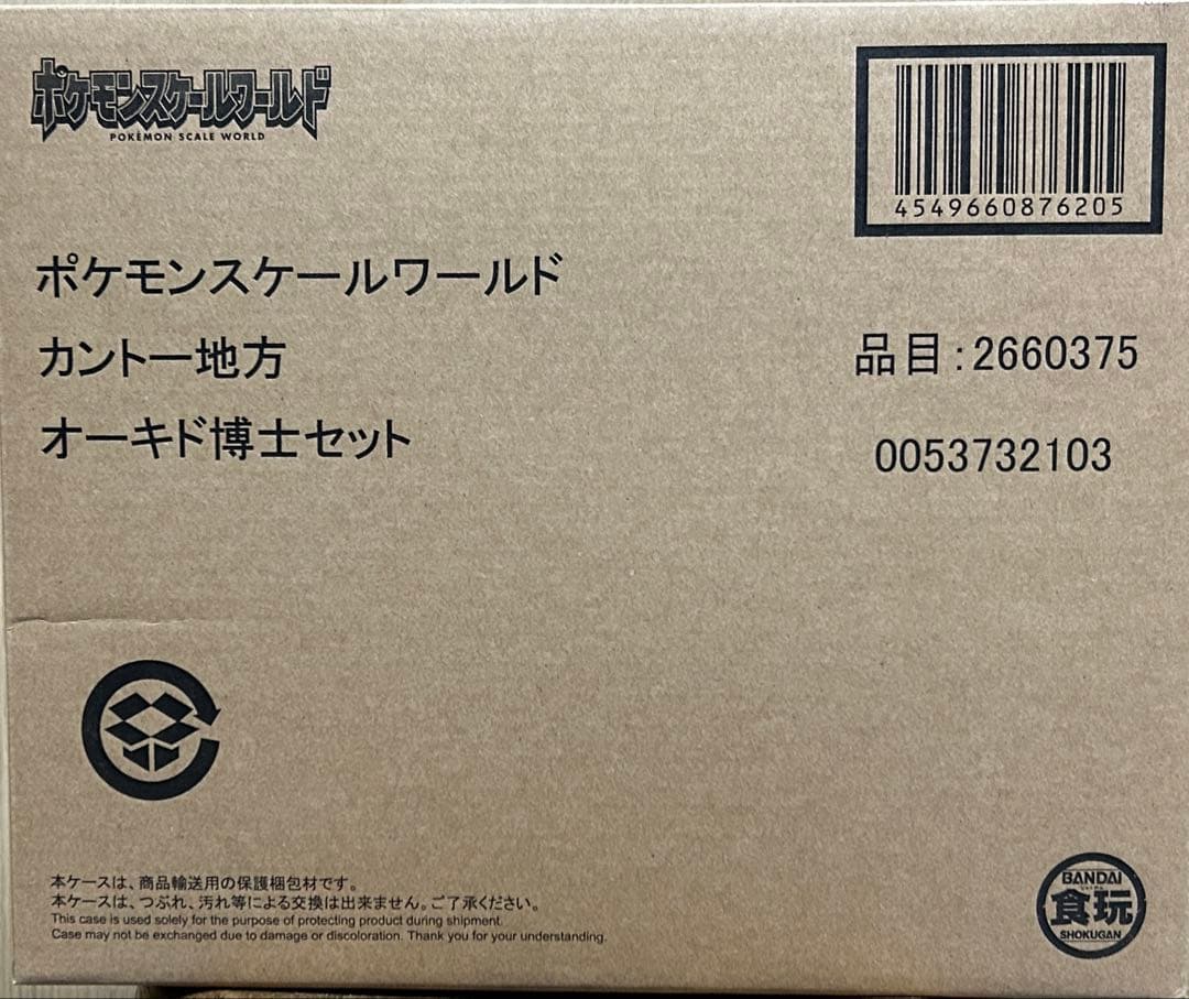 いけ ポケモンスケールワールド カントー地方オーキド博士セット　未開封新品