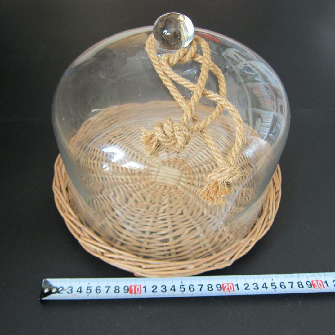 大きなガラスドーム　ケーキドーム？　直径約25cm