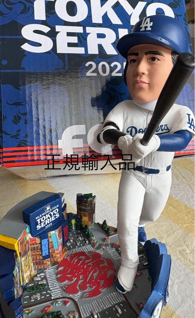 東京シリーズ開催記念 LAドジャース 17大谷翔平選手8インチボブルヘッド